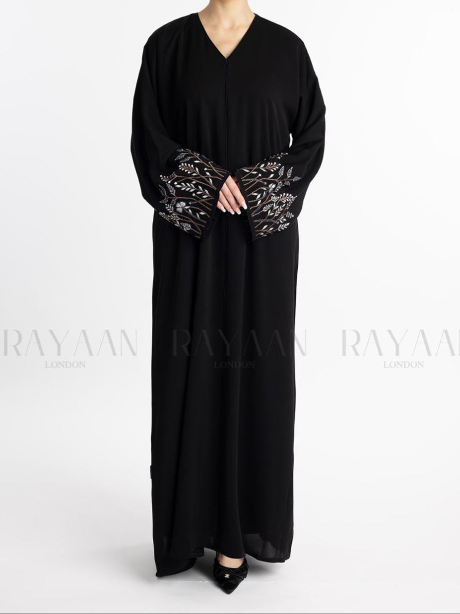 Sleeve Embroidered Abaya